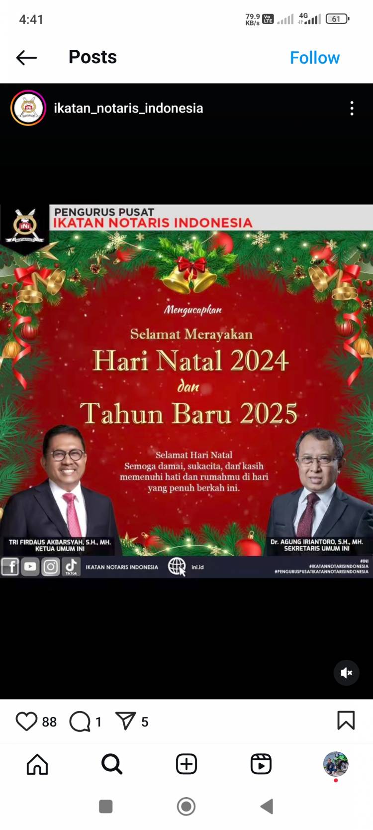 Selamat Merayakan Hari Natal 2024 dan Tahun Baru 2025