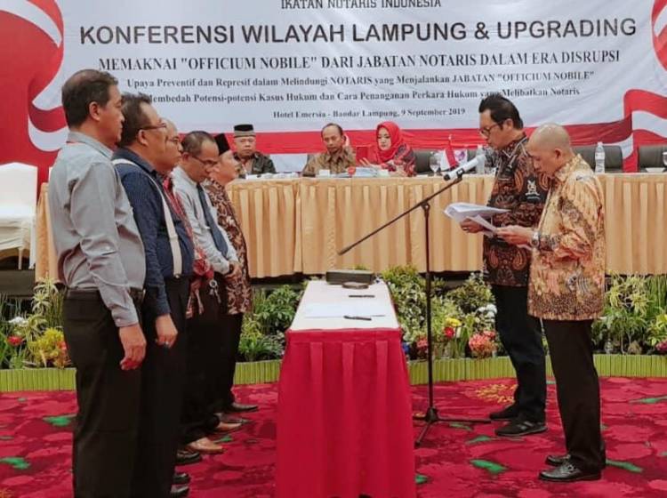 Konferensi Wilayah Lampung Ikatan Notaris Indonesia