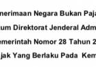 Jenis Dan Tarif PNBP Terbaru Atas Layanan Jasa Hukum Ditjen AHU Sesuai Dengan PP Nomor 28 Tahun 2019