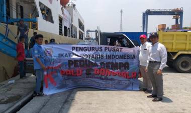 Pengurus Pusat Ikatan Notaris Indonesia Peduli Gempa Palu dan Donggala