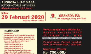 MAGANG BERSAMA PENGURUS WILAYAH SULAWESI TENGAH PERIODE FEBRUARI 2020