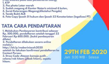 MAGANG BERSAMA PENGURUS WILAYAH ACEH PERIODE FEBRUARI 2020
